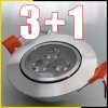 LED zápustné podhledové světlo, 80mm, kruhový vestavný, 3W