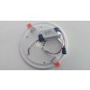 LED stropní zápustná světla s RGB + Ovladač 12W/6W, 195mm