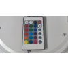 LED stropní zápustná světla s RGB + Ovladač 18W/6W, 245mm