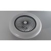 LED stropní světlo s větrákem šedivé
