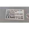 LED stropní světlo, obdélníkové, černé, 48W