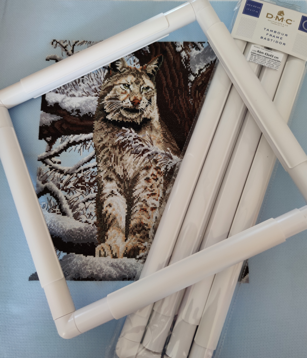 Novinka - plastové vyšívací rámy DMC