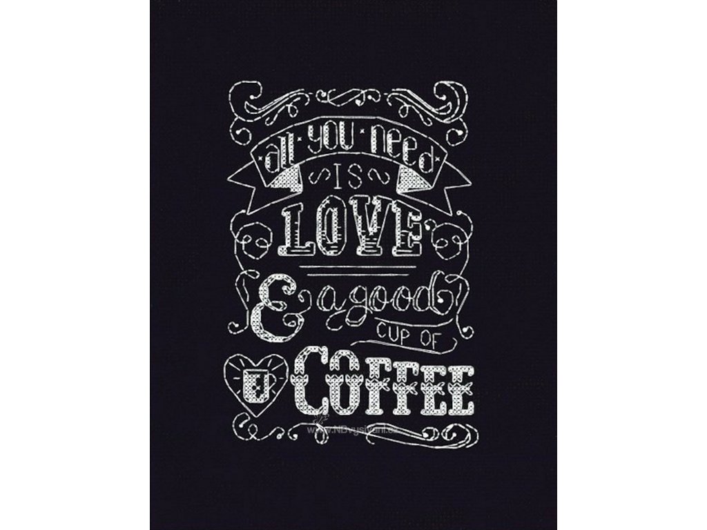 DW-2887 Všichni potřebují lásku a šálek dobré kávy