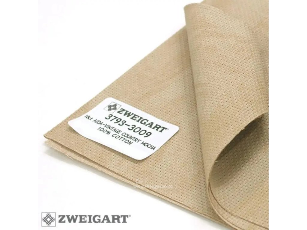 ZW3793-3009 Aida 18ct Vintage Country Mocha (55x50cm)