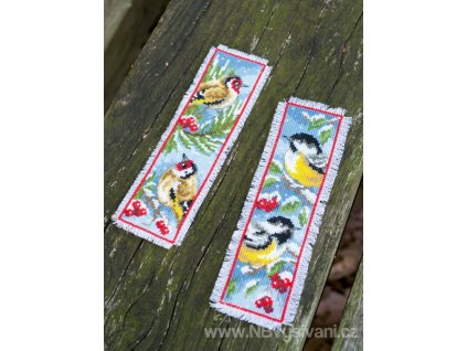 VE-PN0151005 Záložka do knihy - ptáčci (set 2ks)