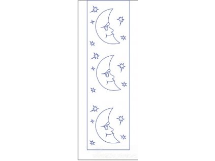 BE70130-ZF7 Záložka do knihy - měsíček (10x26cm)