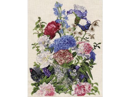 DW-2908 Kytice s číhající kočkou