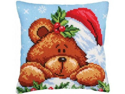 ADA5.240 Polštář s vánočním medvídkem