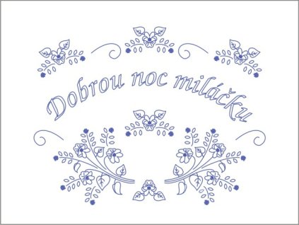 BE70070-P34 Polštář  - Dobrou noc, Miláčku! (90x60cm)