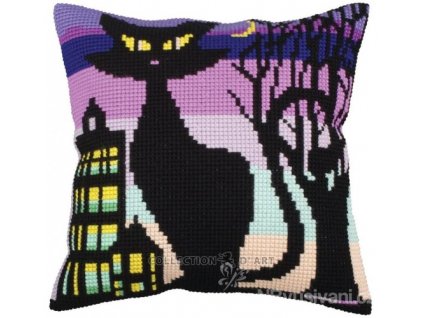 ADA5.261 Polštář s černou kočkou