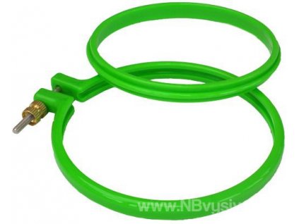 RR-PH4 Plastový kruh na vyšívání zelený (10cm)