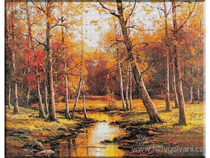 KRI-1891 Meadow Creek (gobelínový steh)