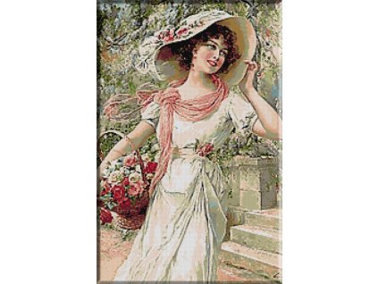 KRI-1545 Flower Garden (gobelínový steh)