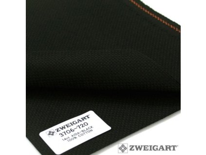 ZW3706-720 Aida 14ct Black (55x100cm)