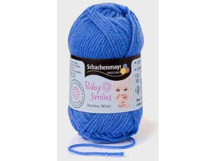 9807396-01053 Baby Smiles Merino Wool 25g - himmelblau
