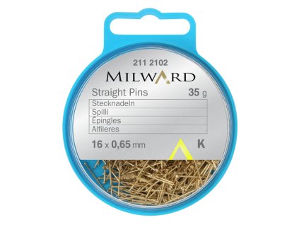 2112102 Krátké zlaté špendlíky (35gr)
