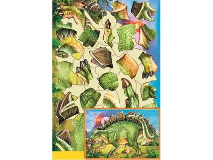 AP6623 Samolepící skládačka STEGOSAURUS