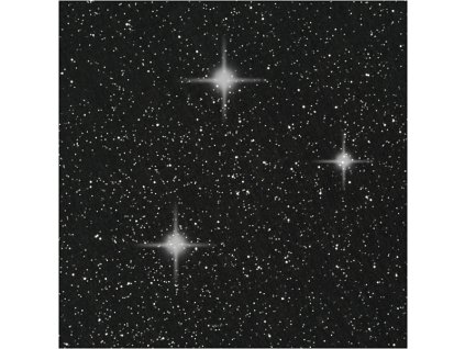 CRE-45389 Filc se třpytem černý (21x30cm)