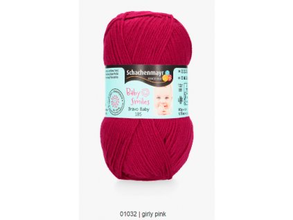 9801212-01032 Bravo Baby Smiles 50g - girly pink
