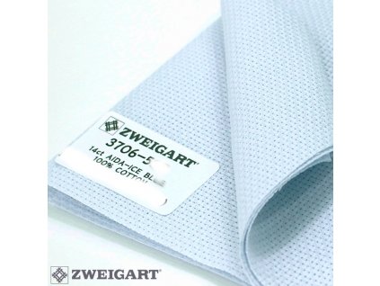 ZW3706-5130 Aida 14ct Pale Blue (55x50cm)