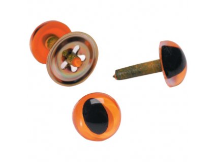 N-51212-01 Bezpečnostní oči oranžové 12mm (6ks)
