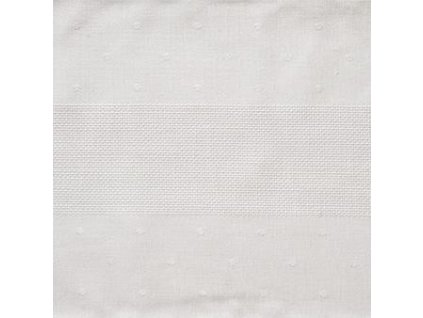 RICO-16248.70.18 Ubrus bílý s vetkanou Aidou uprostřed 29x155cm