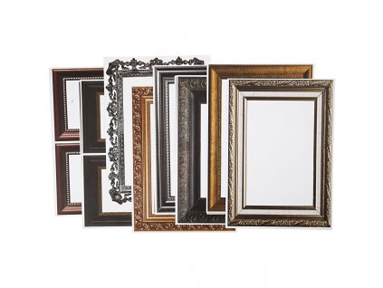 CRE-23328 Předtištěné papírové rámečky - mix (20ks)