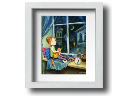 HL-KA27 Noční záře (korálkové vyšívání)