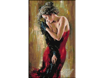 KRI-1709 In penumbra (gobelínový steh)