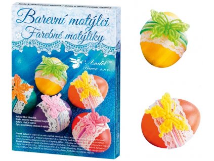 AP7724 Dekorační sada na vajíčka - motýlci