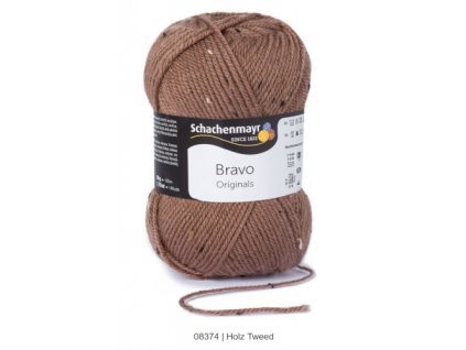 9801211-08374 Bravo 50g Holz Tweed