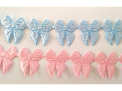 V18822 Aplikace Mašličky růžové (20ks)