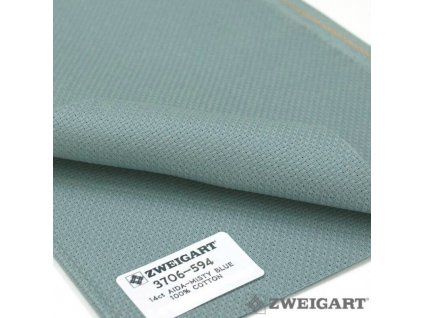 ZW3706-594 Aida 14ct Misty Blue (110x100cm)