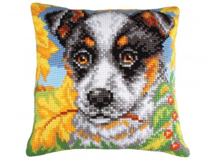 ADA5.211 Polštář - pes a podzimní listí