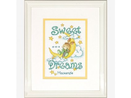 70-73923 Sweet Dreams Birth Record - narozeninový sampler
