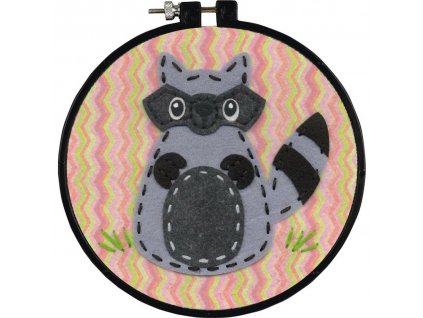 72-74837 Sada pro výrobu filcového obrázku - mýval