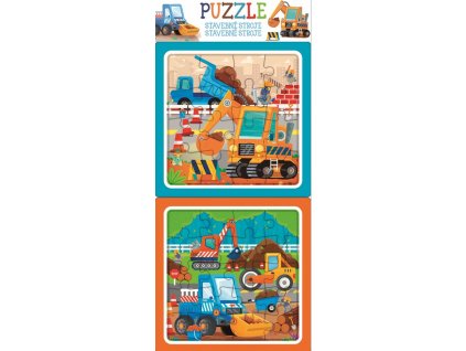 AP15079 Puzzle - Stavební stroje (16+20 dílků)