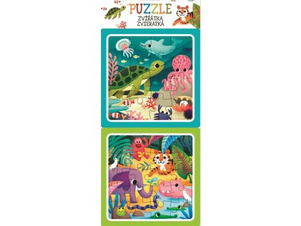 AP15077 Puzzle - Zvířátka (16+20 dílků)