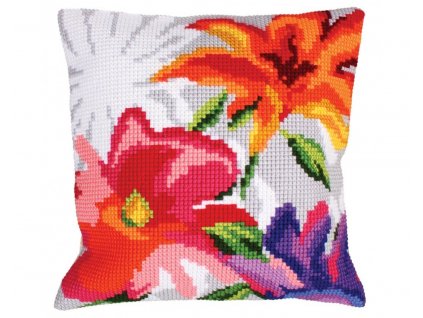 ADA5.226 Polštář s pestrými květy