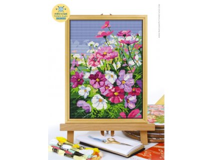 CS966 2 Cosmos and Dianthus flowers vertical crop c0 5 0 5 600x823 70