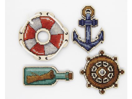 FRU-1505 Námořní plavba (vyšívaná překližka)