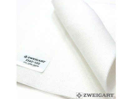 ZW3340-100 Cork Linen 20ct White (70x50cm)