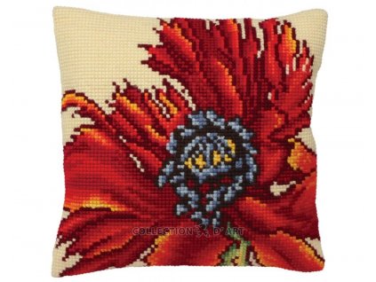 ADA5.167 Polštář s květem vlčího máku II