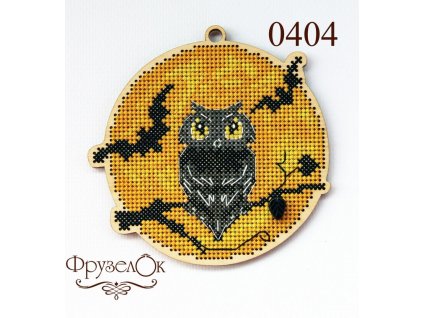 FRU-0404 Sova (vyšívaná překližka)