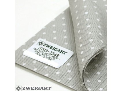 ZW3793-7349 Aida 18ct Petit Point Grey - White (55x100cm)