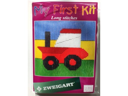 ZW14-9642 Traktor (dlouhý steh)