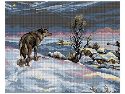 OR3365 Vlčí pochůzka (40x50cm)