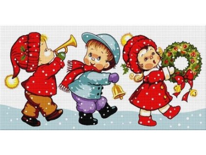 HU-AZ1179 Vánoční píseň (gobelínový steh)