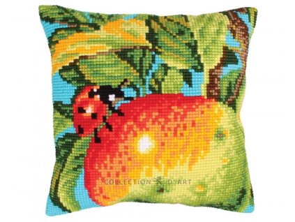 ADA5.222 Polštář s jablkem a beruškou