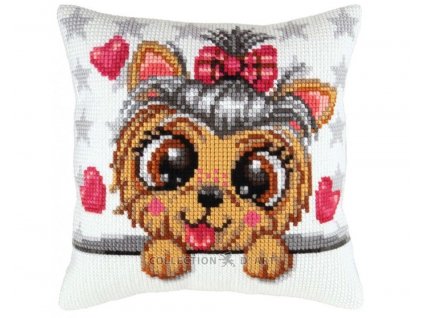 ADA5.434 Polštář s jorkšírem